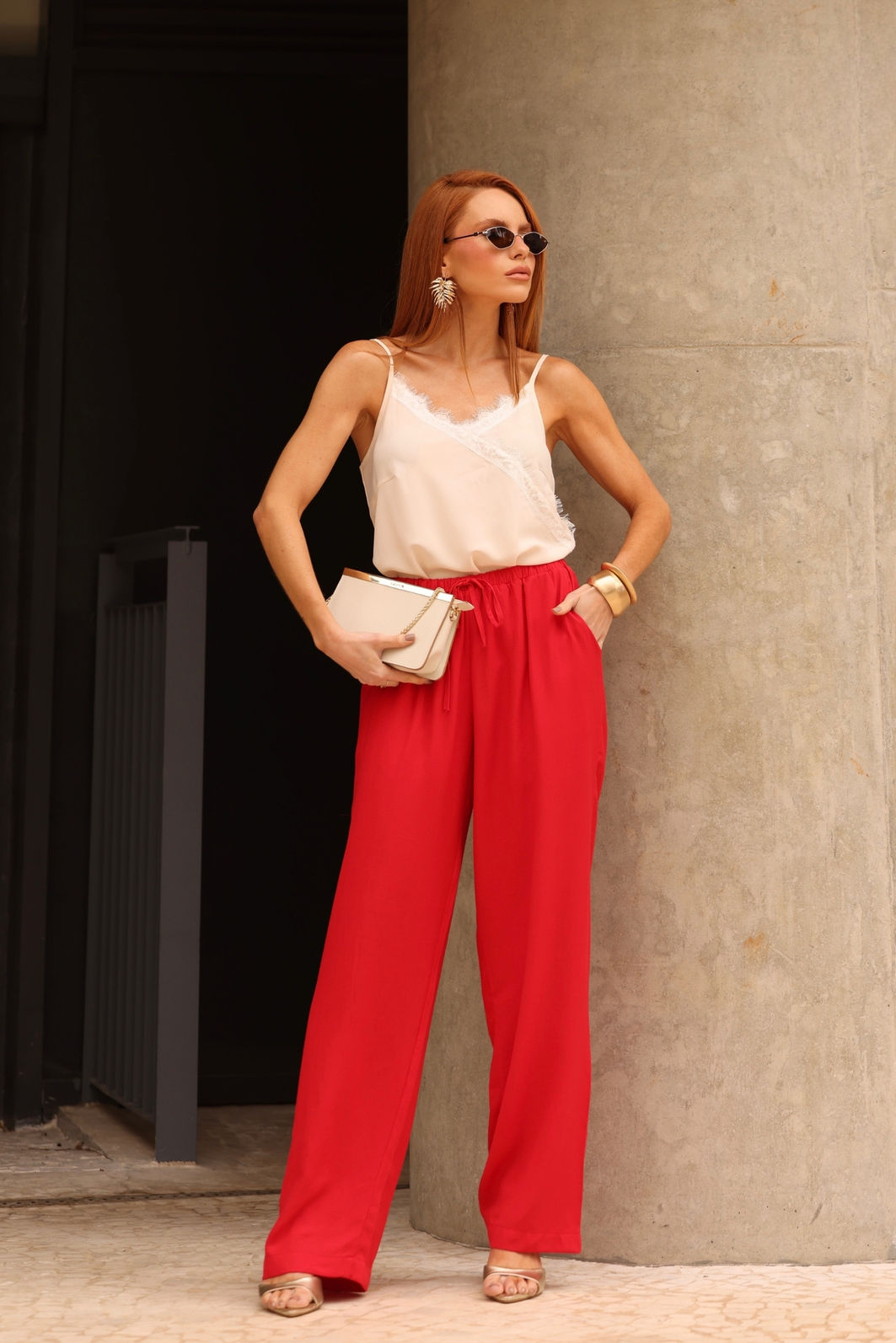 Calça Pantalona Karen 3 Cores Calça Pantalona Karen 3 Cores