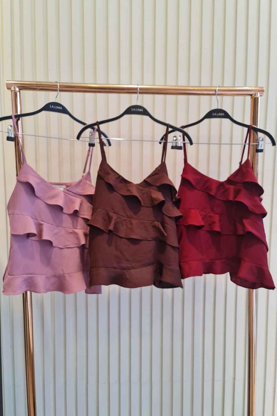 Blusa Alça Babados 3 Cores