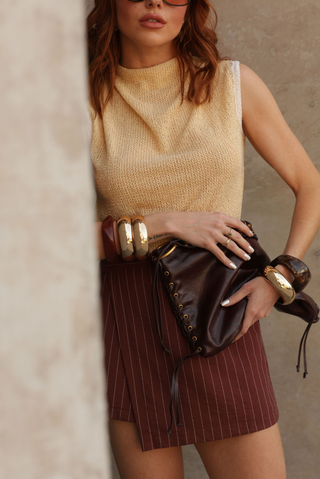 Regata Gola Caída Malha Furadinha com Renda 3 Cores Regata Gola Caída Malha Furadinha com Renda 3 Cores