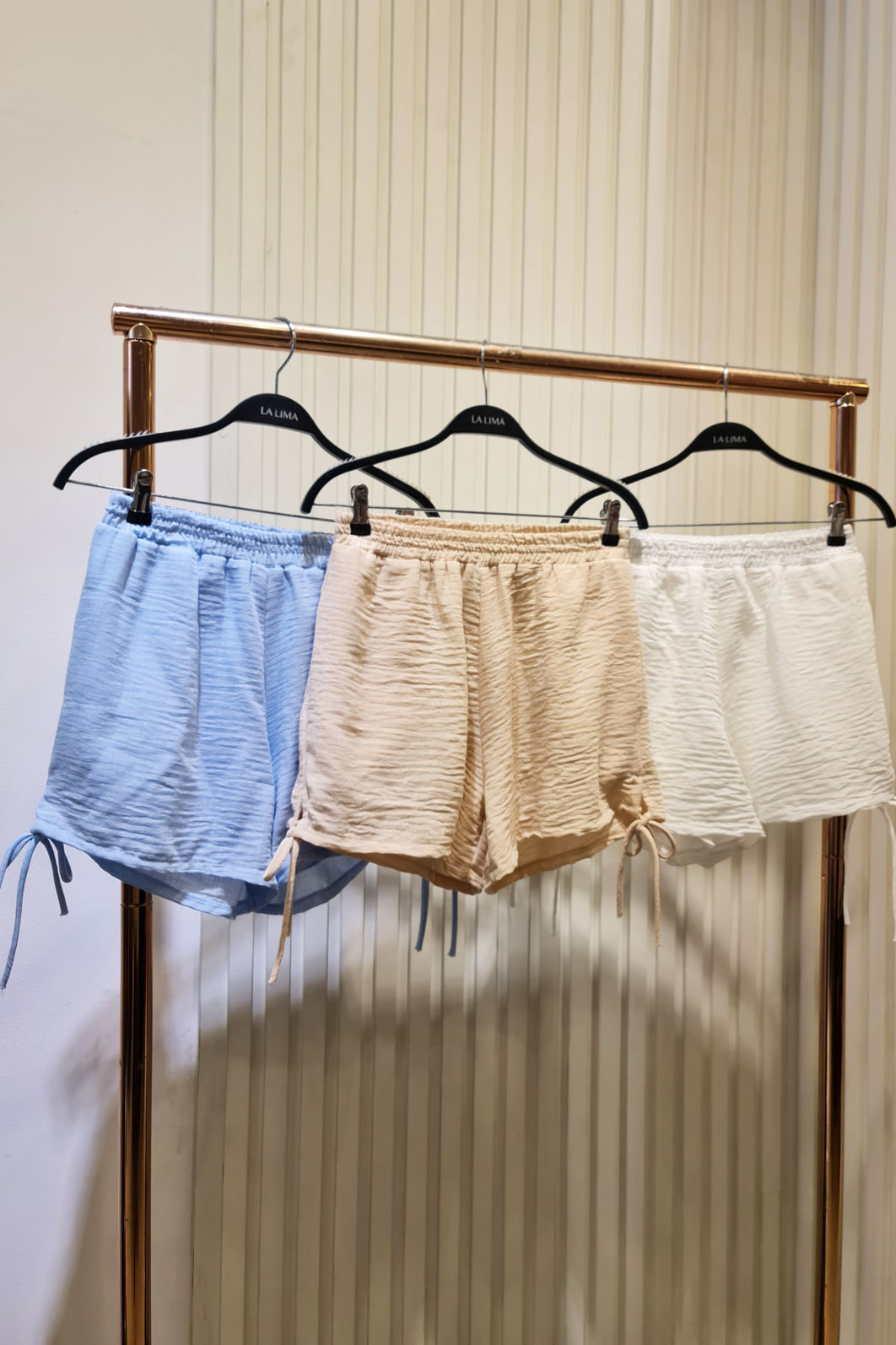 Shorts Pajama Lacinhos 3 Cores Shorts Pajama Lacinhos 3 Cores