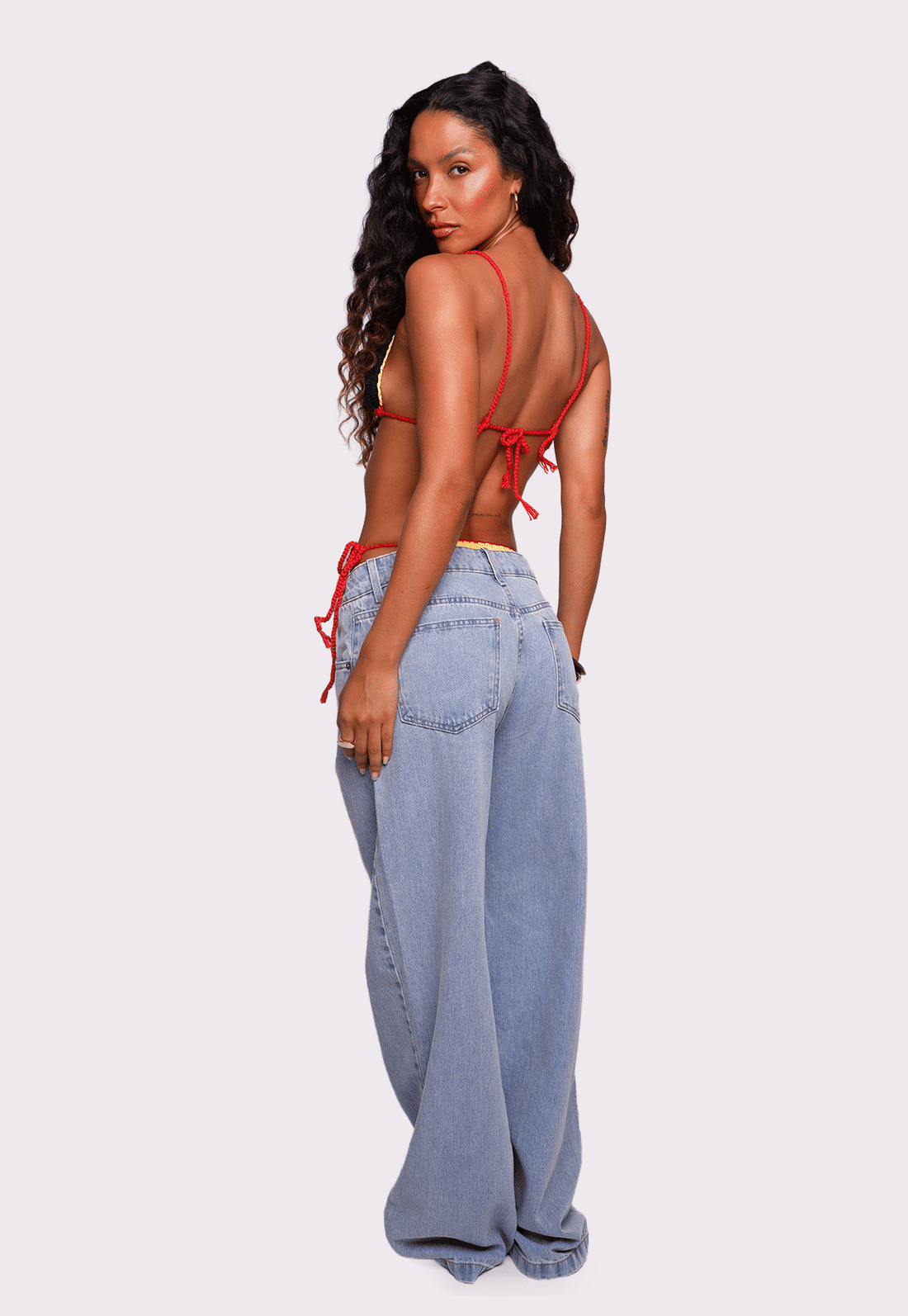 top colorido de crochê irie mundo lolita