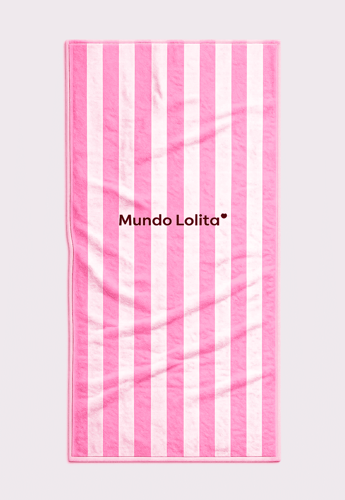 toalha listrada rosa mundo lolita mundo lolita