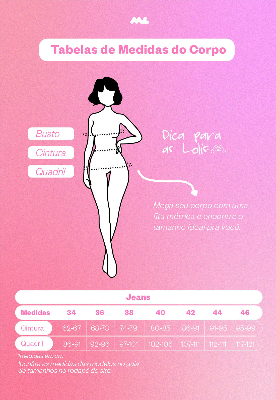 calça jeans bicolor ajustável mundo lolita