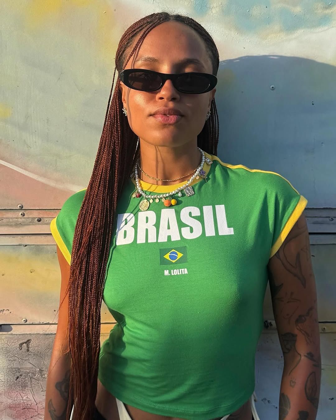 baby tee verde brasil mundo lolita baby tee verde brasil mundo lolita