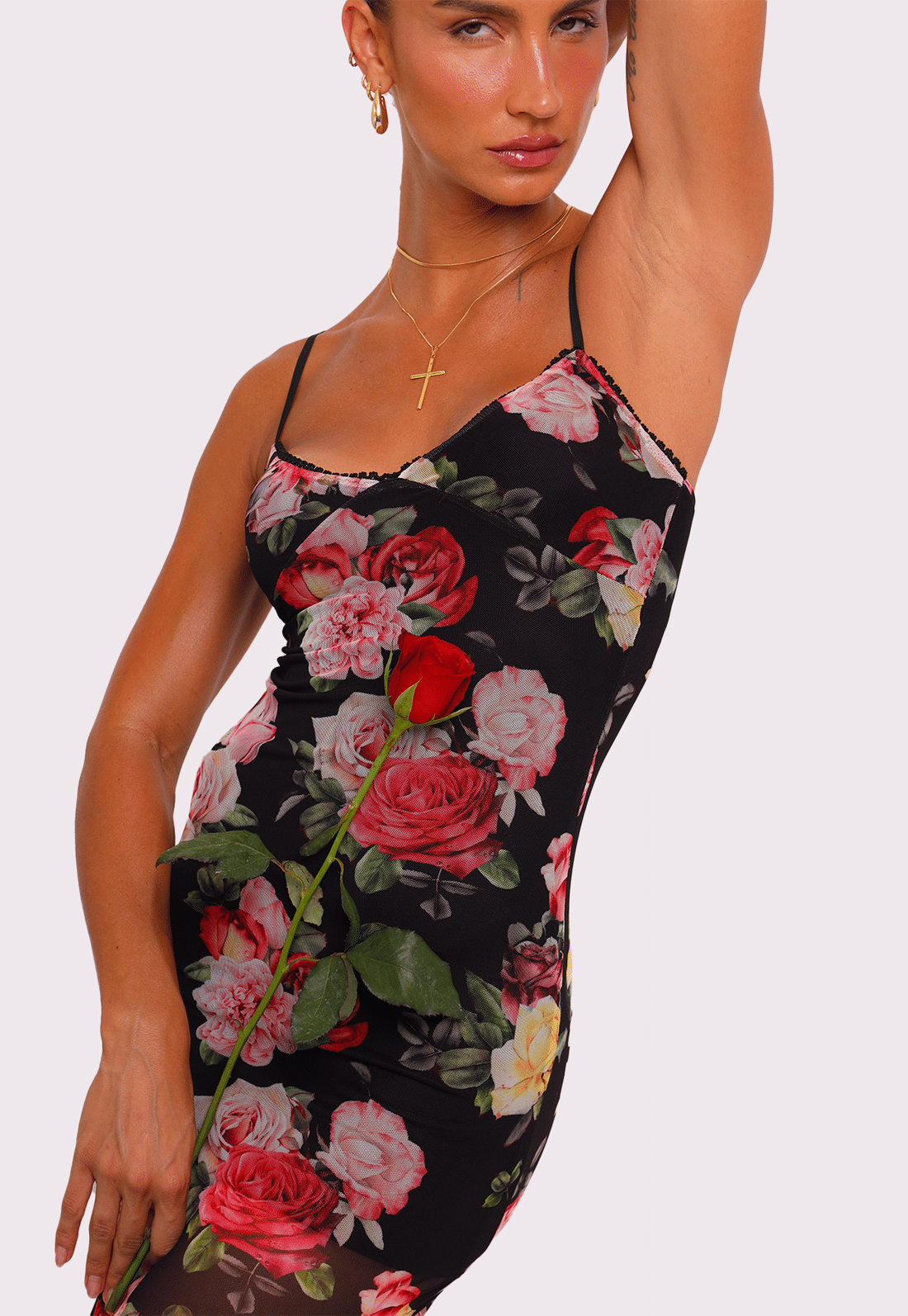 vestido tule floral rosalía mundo lolita vestido tule floral rosalía mundo lolita