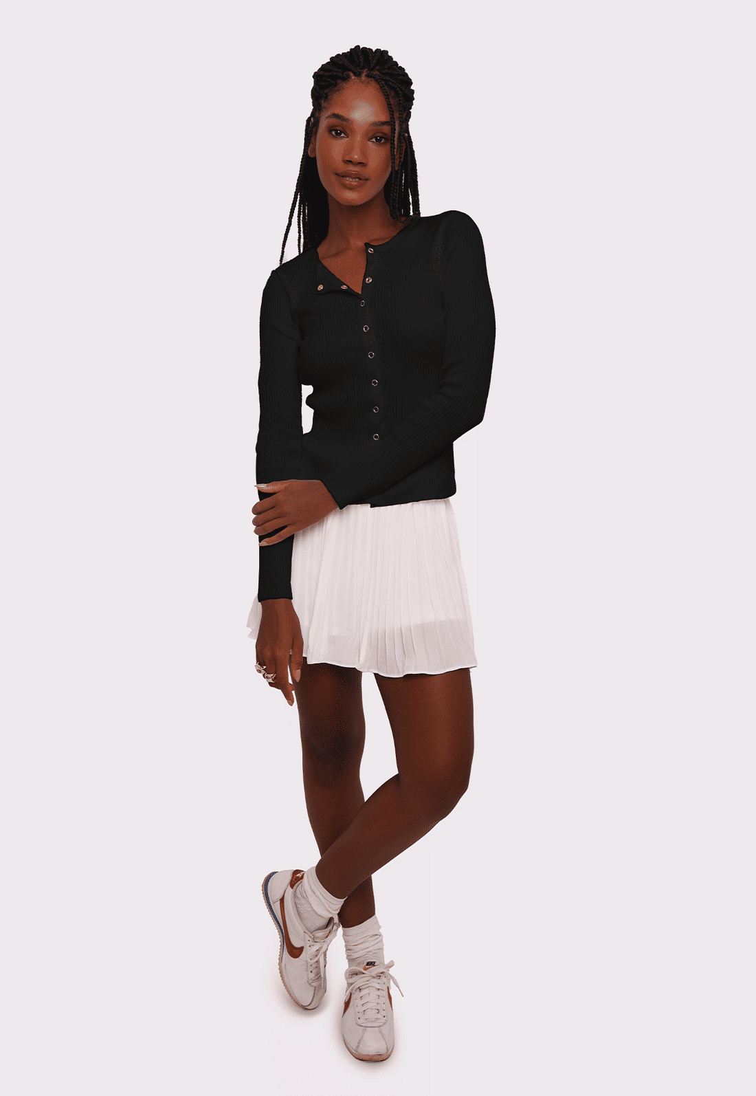 blusa de tricô amore preto mundo lolita