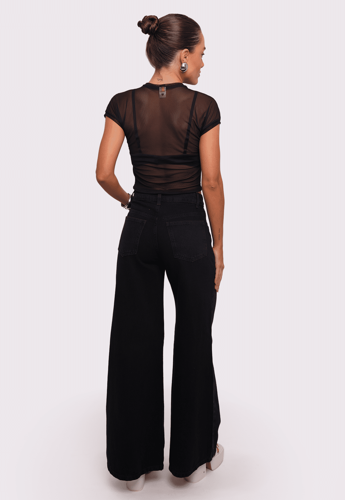 calça jeans preta taylor mundo lolita