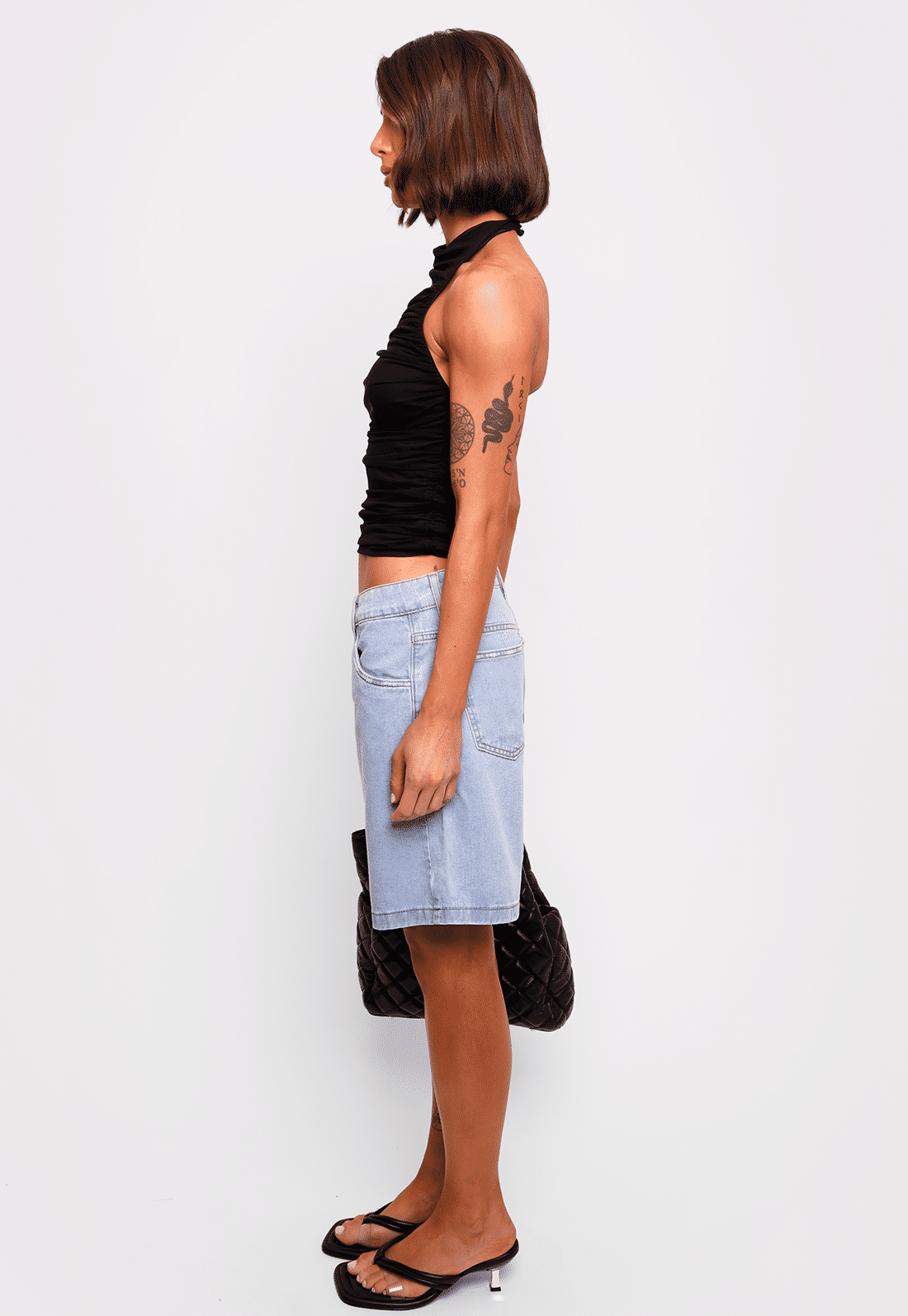 blusa preta drapeada kiss mundo lolita