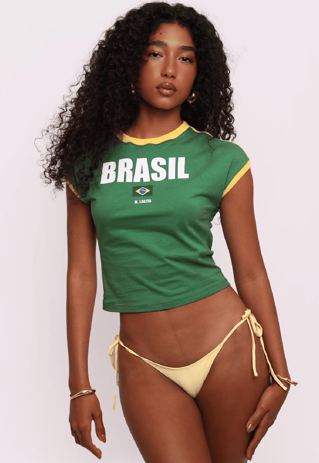 baby tee verde brasil mundo lolita baby tee verde brasil mundo lolita