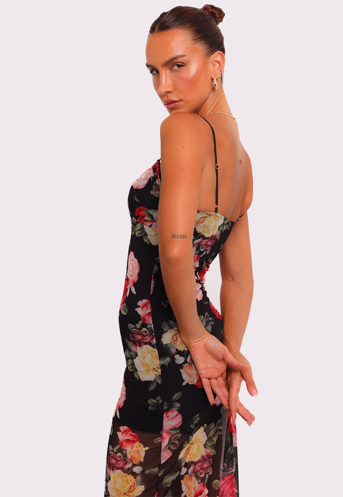 vestido tule floral rosalía mundo lolita vestido tule floral rosalía mundo lolita