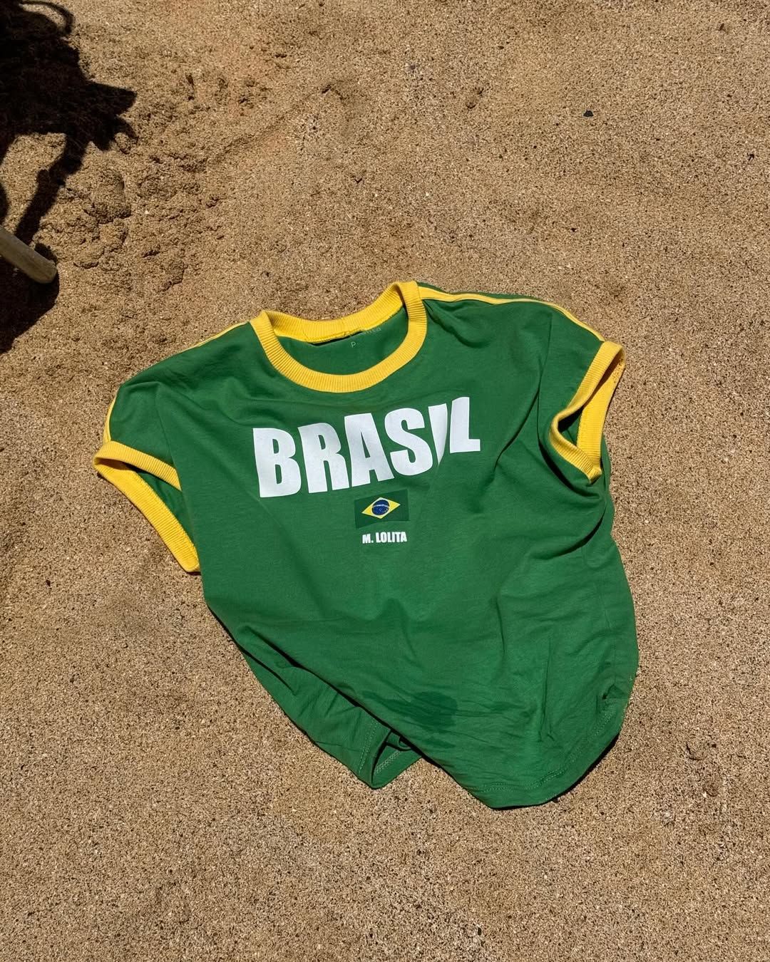 baby tee verde brasil mundo lolita baby tee verde brasil mundo lolita