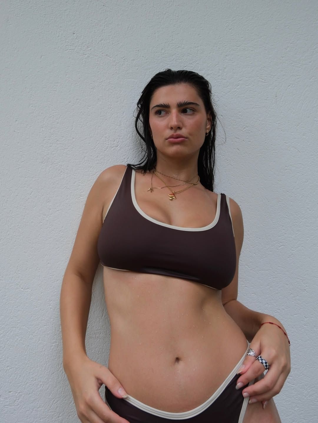 biquíni bicolor cacao mundo lolita