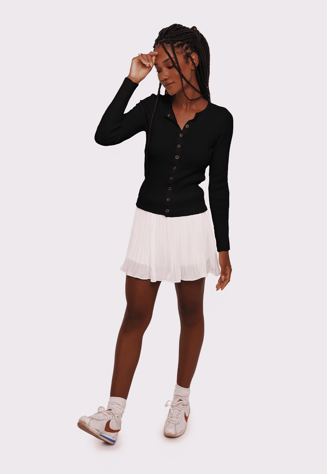 blusa de tricô amore preto mundo lolita