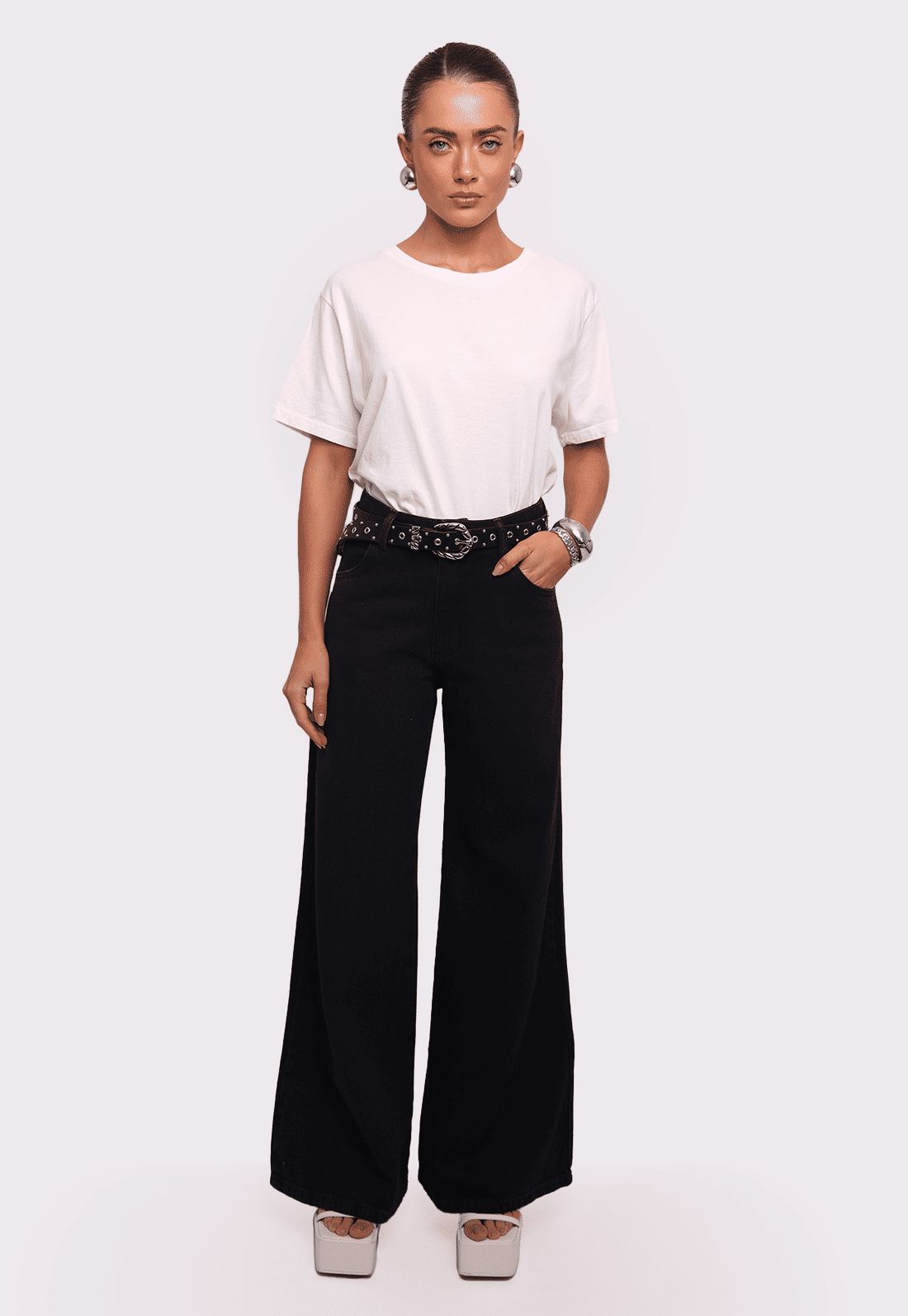 calça jeans preta taylor mundo lolita