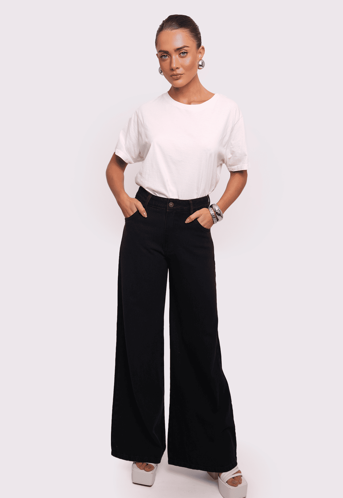 calça jeans preta taylor mundo lolita