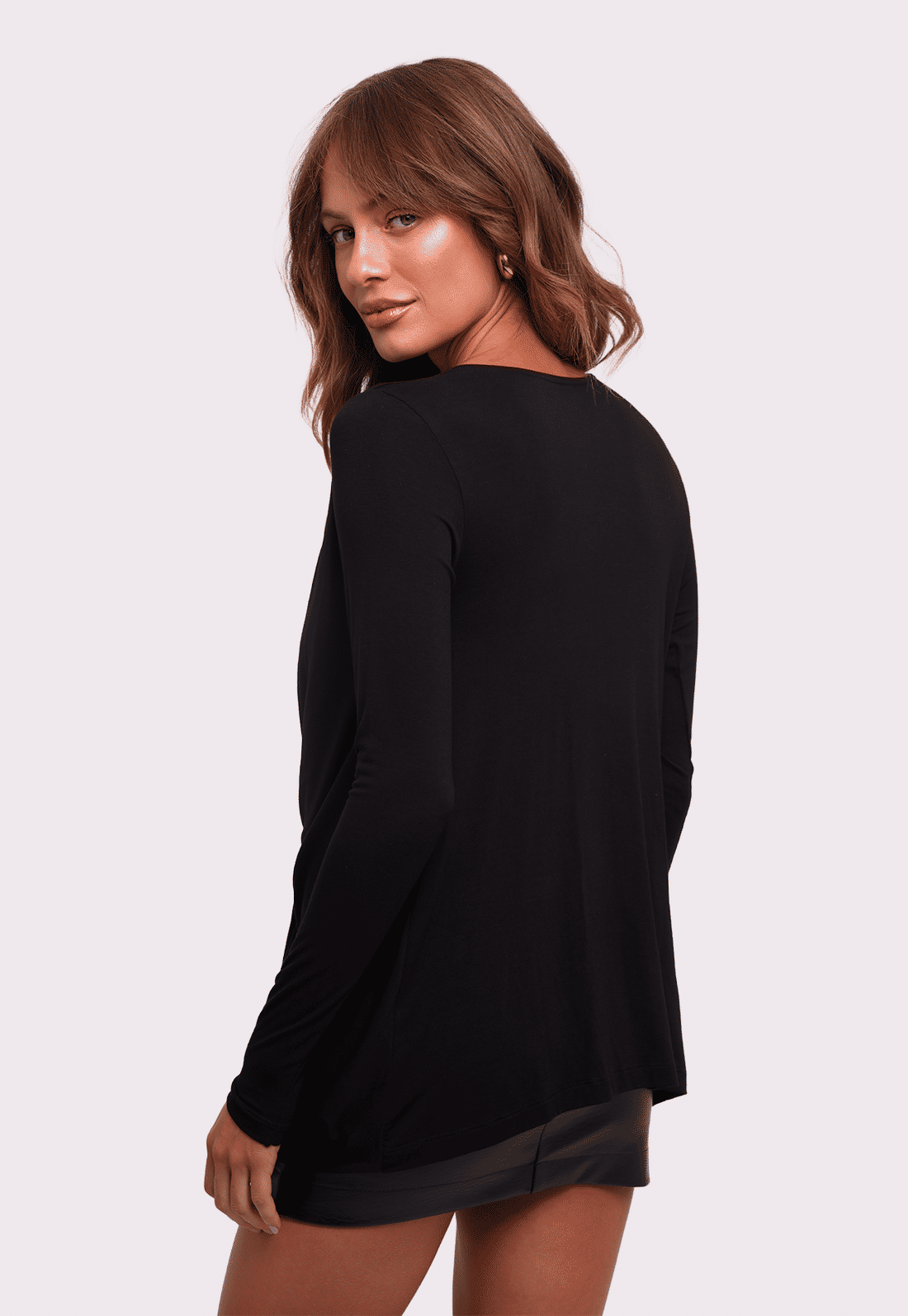 blusa torção preta poema mundo lolita