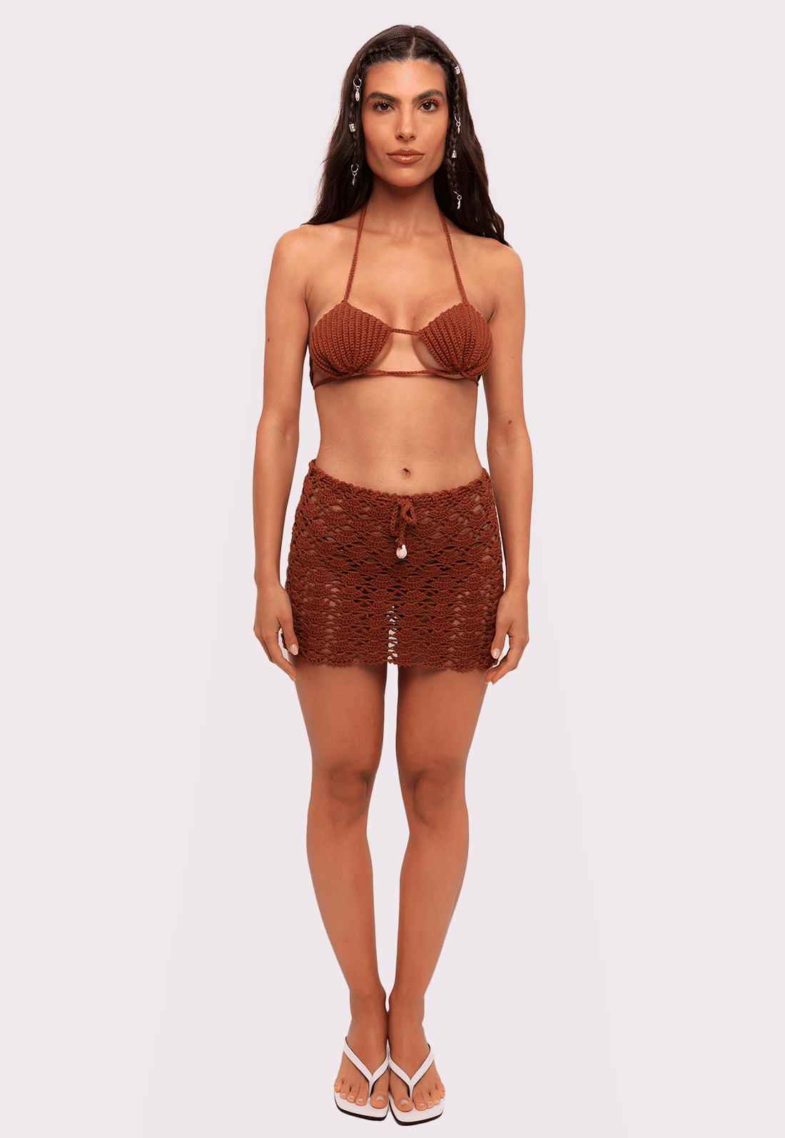 saia de crochê concha acqua mundo lolita saia de crochê concha acqua mundo lolita