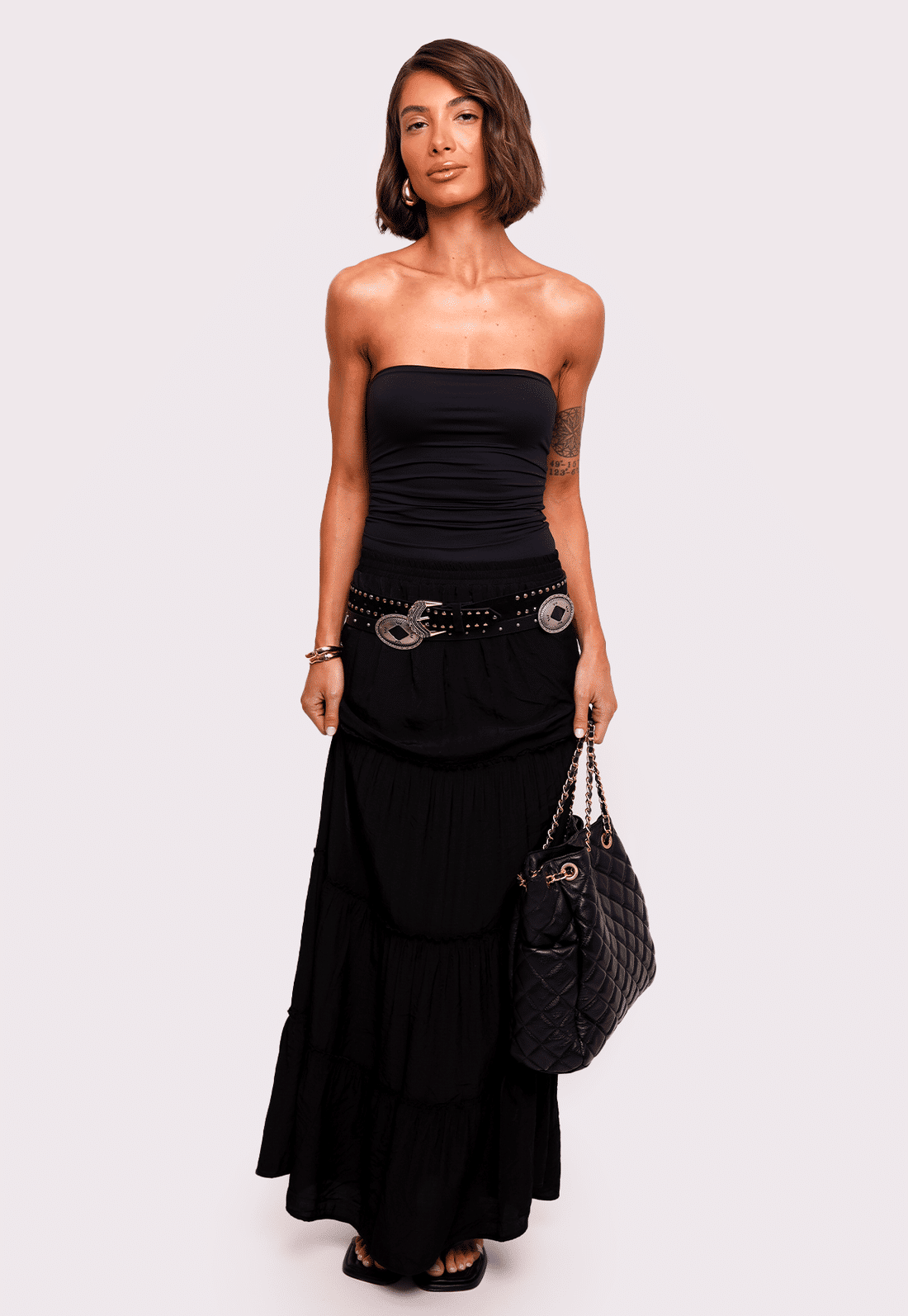 saia longa portofino preta mundo lolita