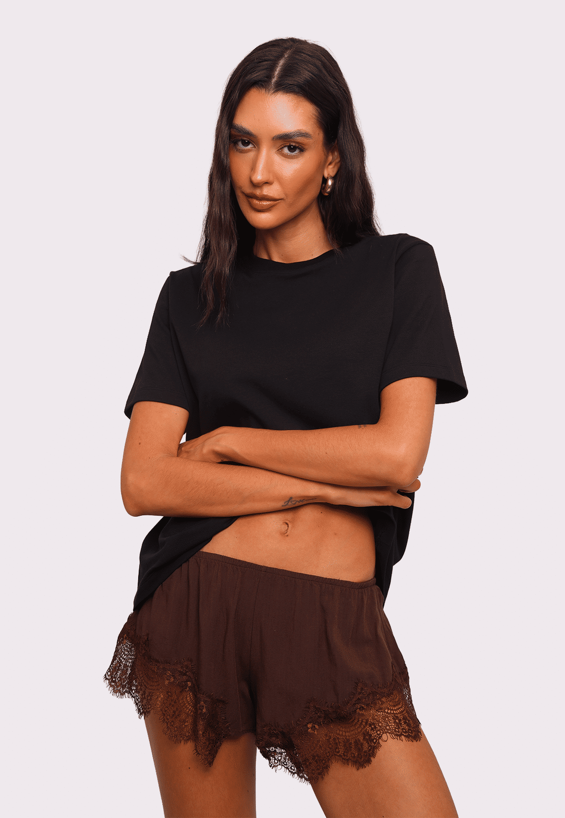 t-shirt cotton preto mundo lolita t-shirt cotton preto mundo lolita