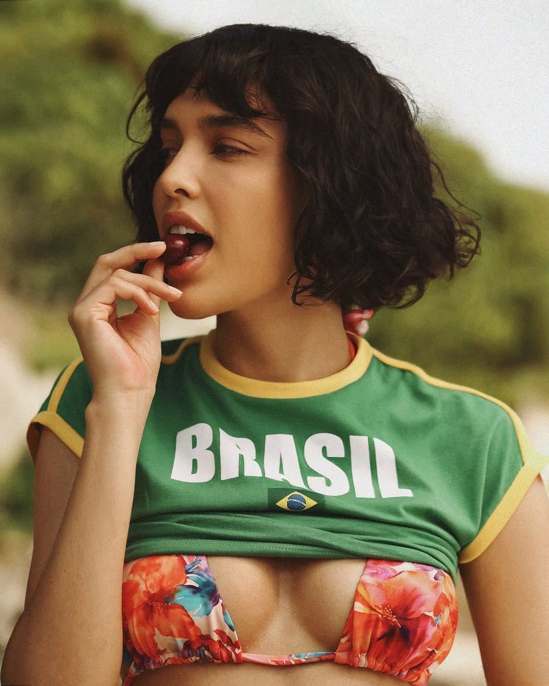 baby tee verde brasil mundo lolita baby tee verde brasil mundo lolita