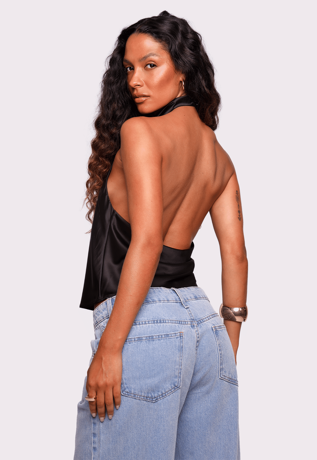 blusa cetim preta bossy mundo lolita blusa cetim preta bossy mundo lolita