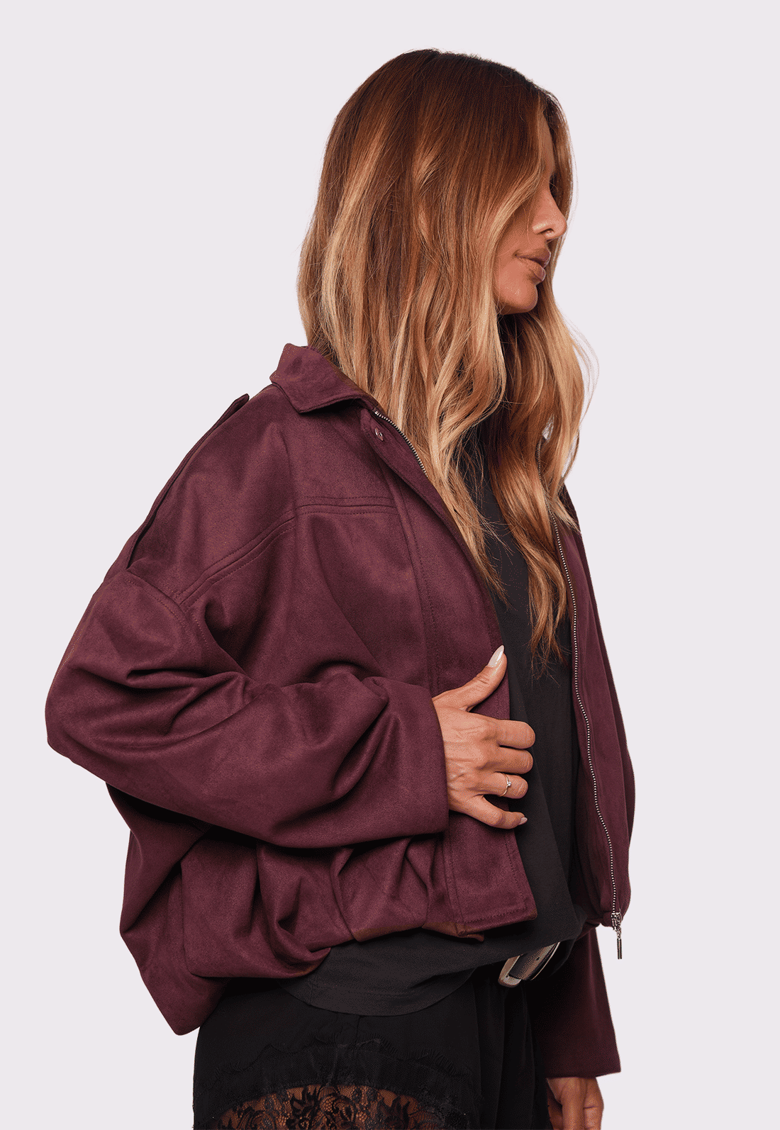 jaqueta madison bordô mundo lolita