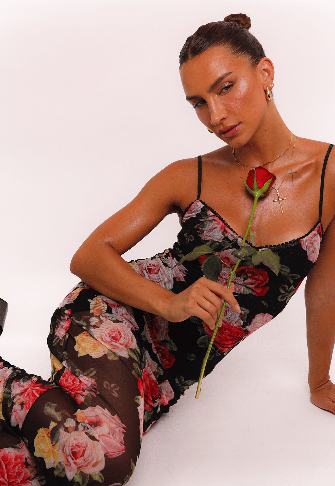 vestido tule floral rosalía mundo lolita vestido tule floral rosalía mundo lolita