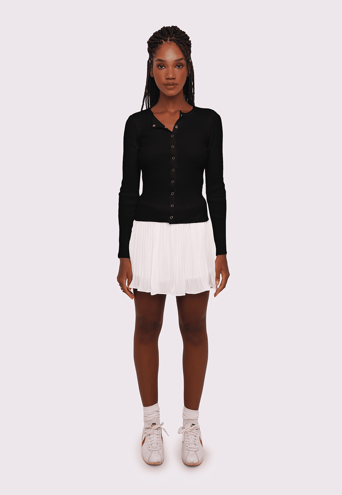 blusa de tricô amore preto mundo lolita