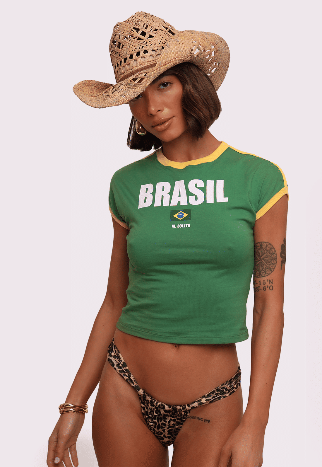 baby tee verde brasil mundo lolita baby tee verde brasil mundo lolita