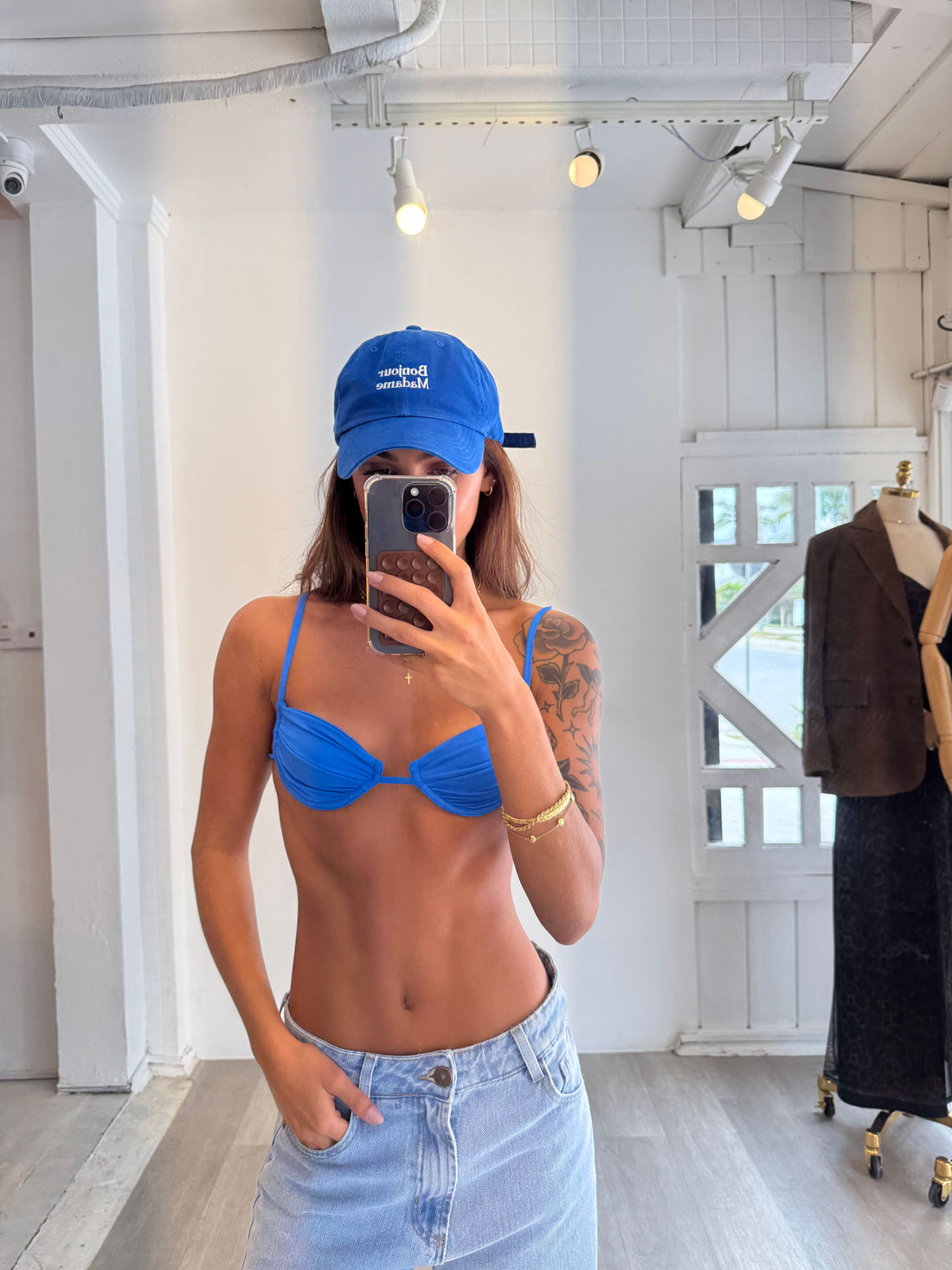 biquíni meia taça azul royal creamy mundo lolita biquíni meia taça azul royal creamy mundo lolita