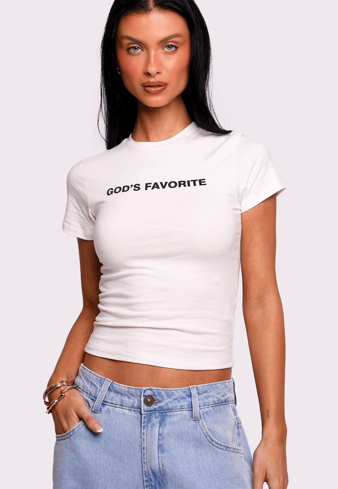baby tee god's favorite mundo lolita
