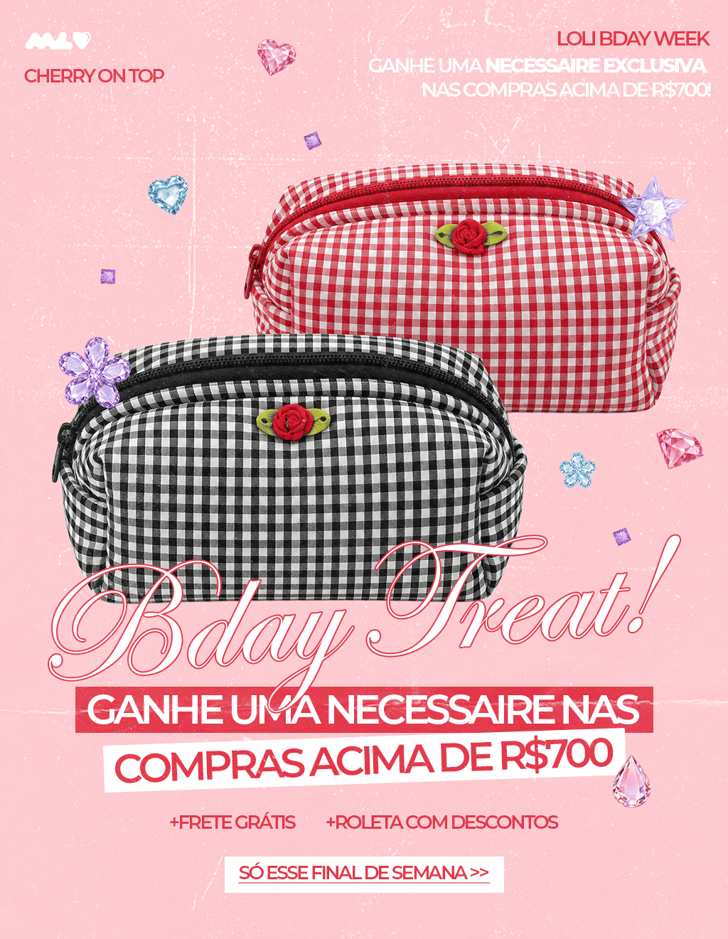 necessaire preta rosário mundo lolita necessaire preta rosário mundo lolita