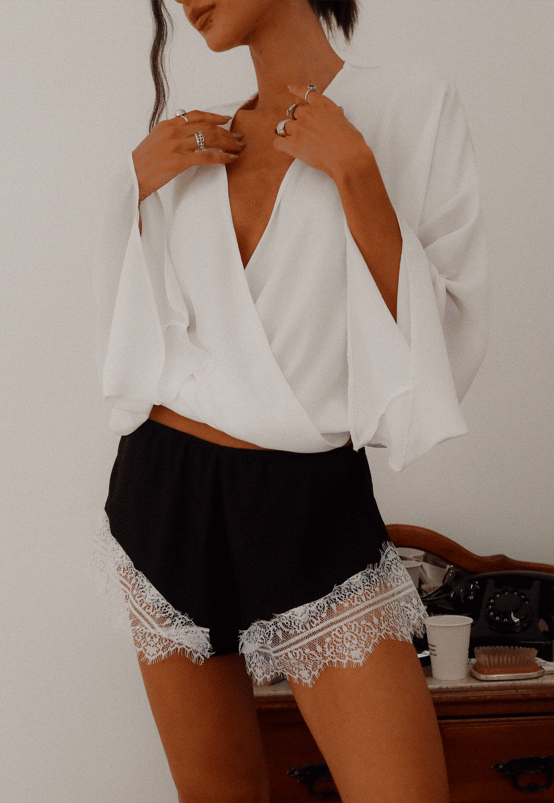 blusa off white love notes mundo lolita