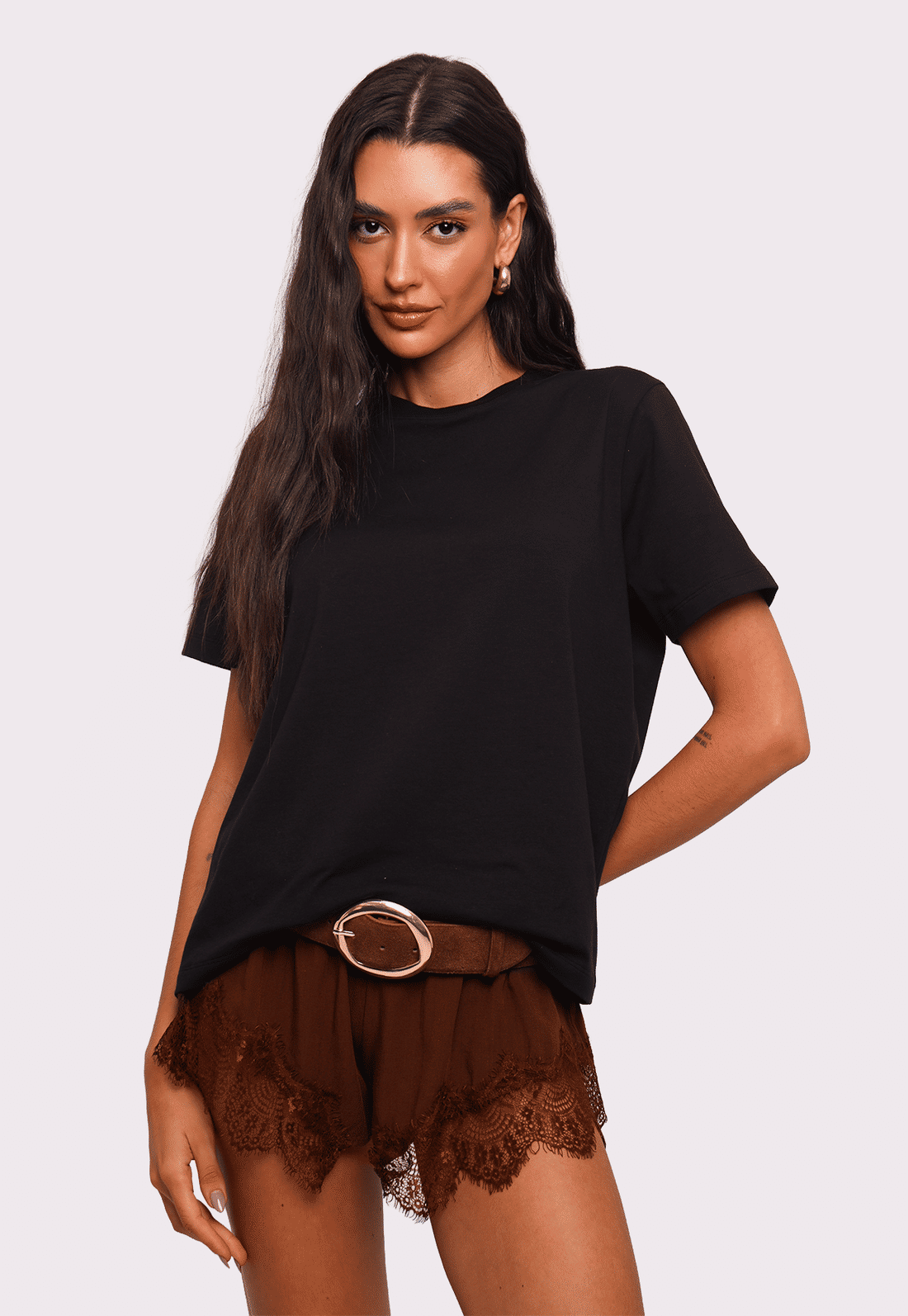 shorts lingerie kiara marrom mundo lolita