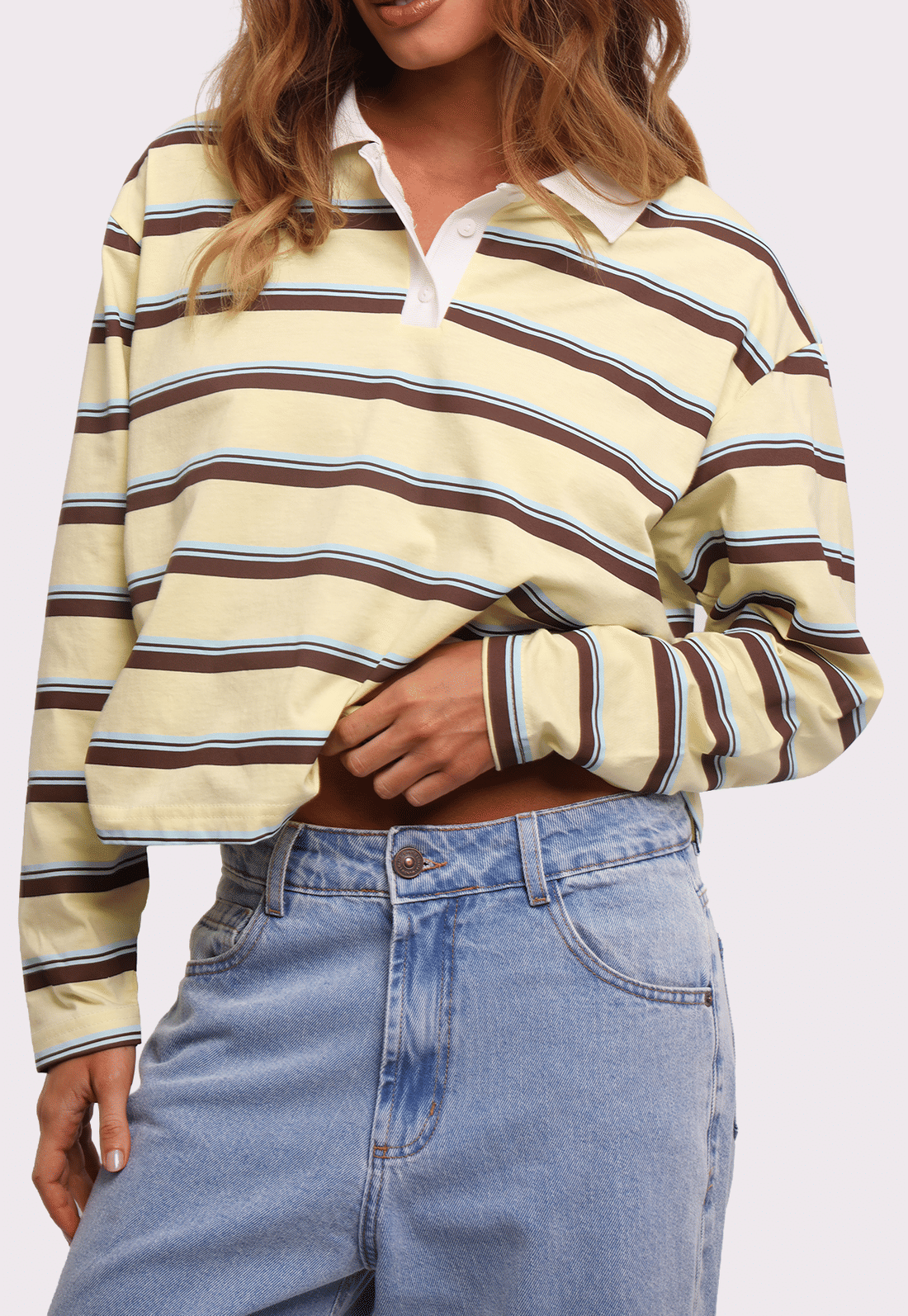 blusa polo listradinha zoe mundo lolita