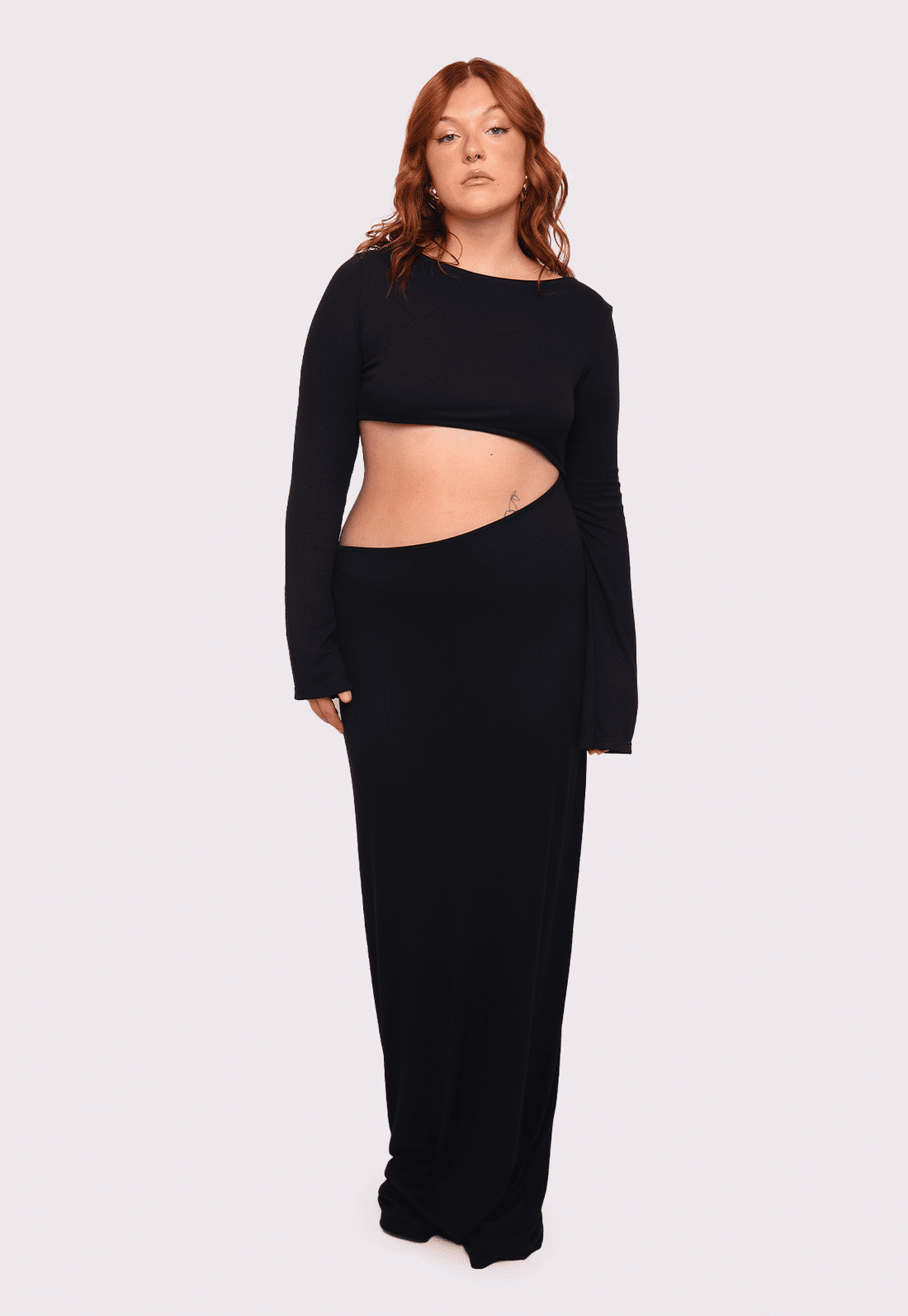 vestido recortes preto megan mundo lolita