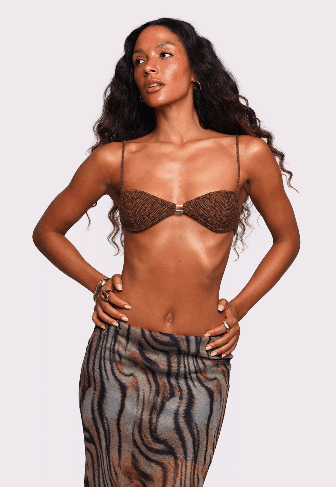 top de crochê marrom mystic mundo lolita top de crochê marrom mystic mundo lolita