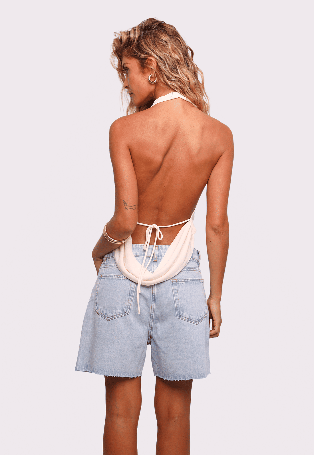 blusa creme sunrise em crepe mundo lolita blusa creme sunrise em crepe mundo lolita