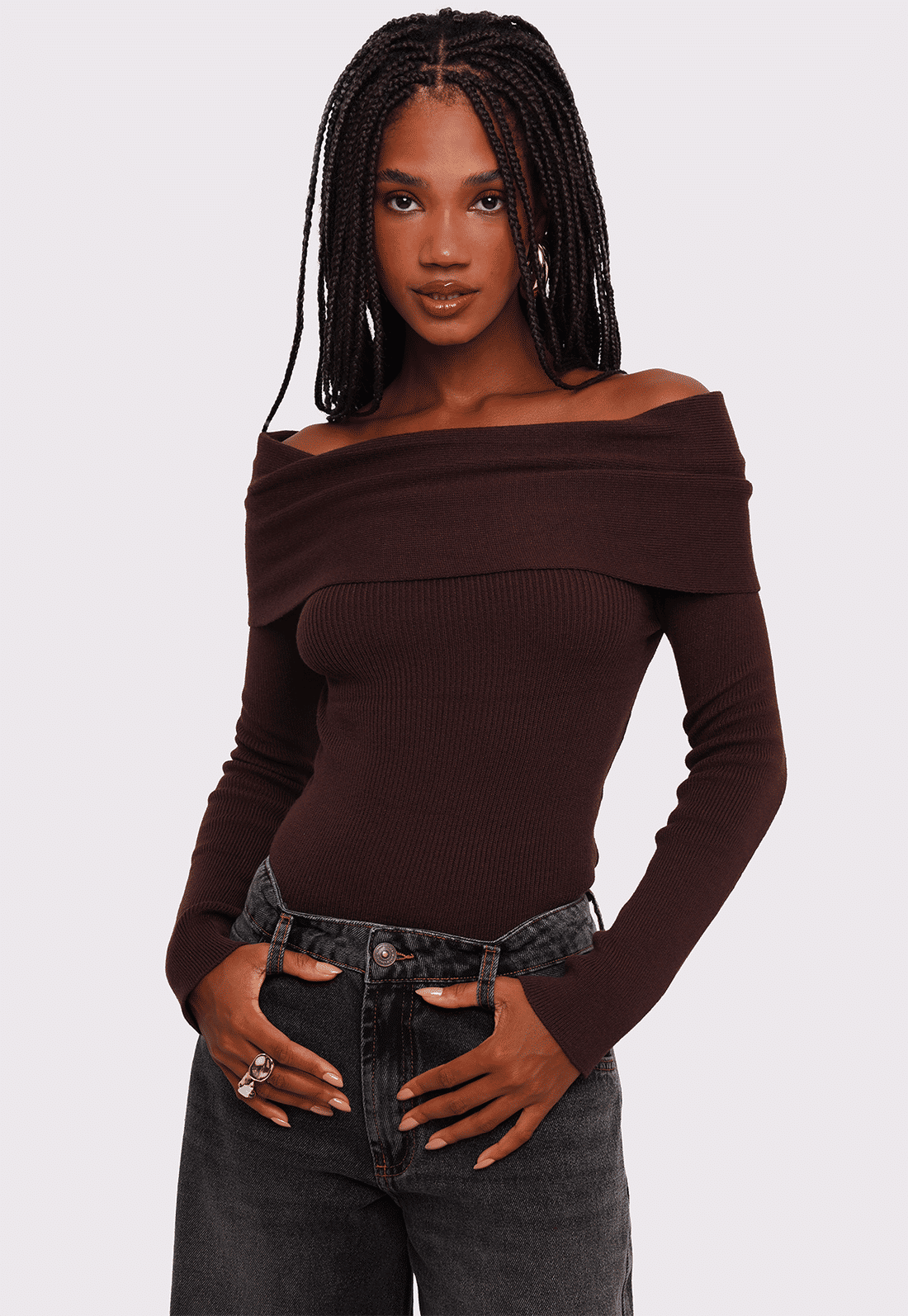 blusa de tricô croissant marrom mundo lolita blusa de tricô croissant marrom mundo lolita