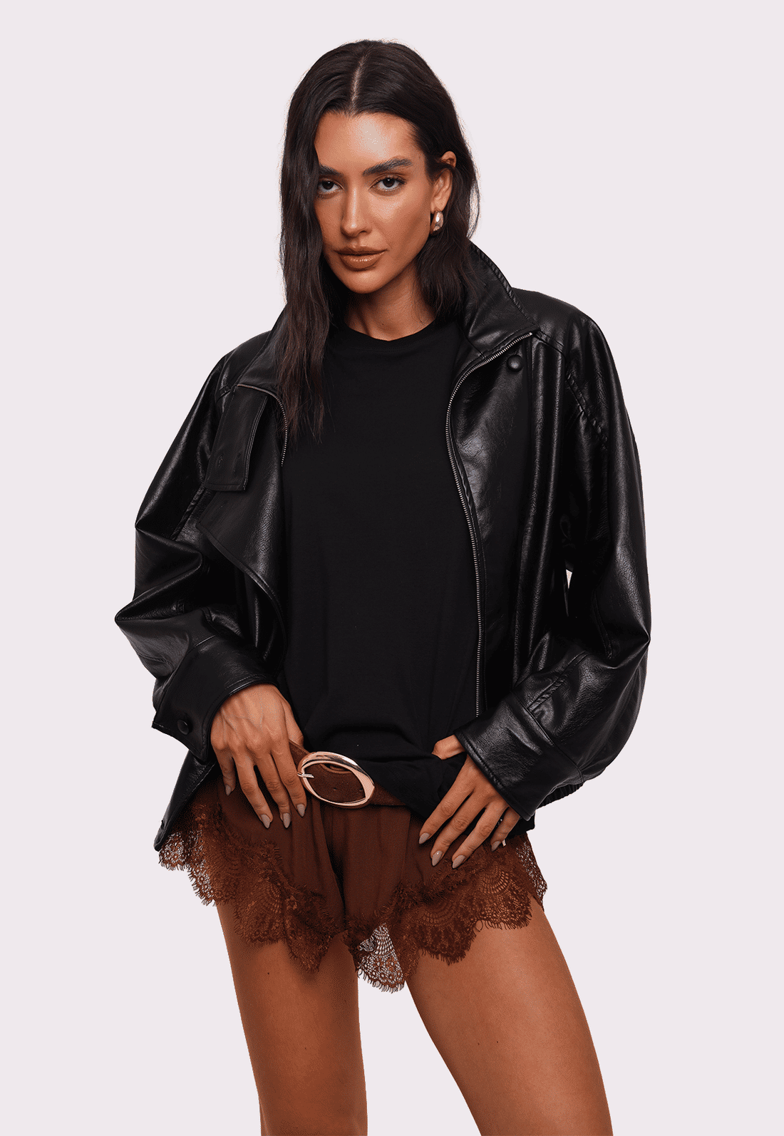 shorts lingerie kiara marrom mundo lolita