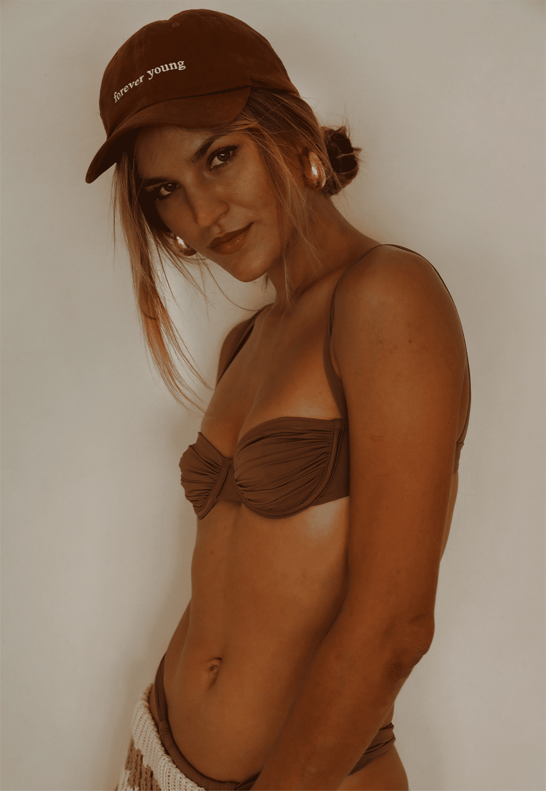 boné caramelo forever young mundo lolita