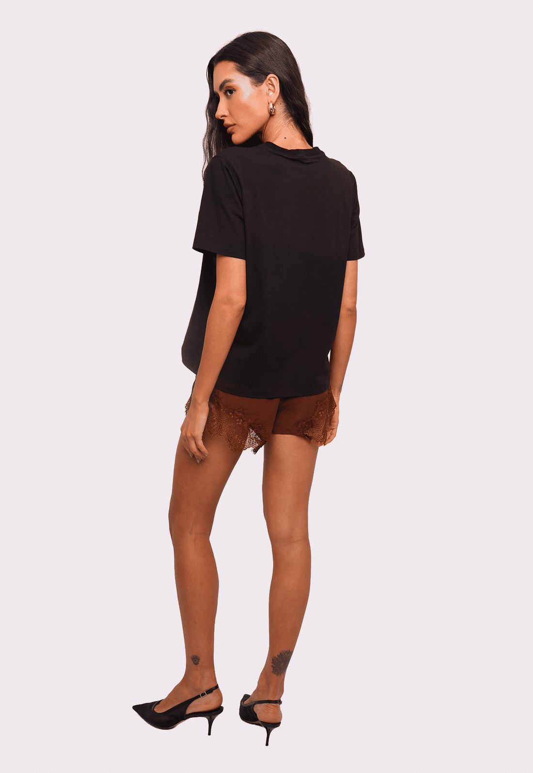 shorts lingerie kiara marrom mundo lolita