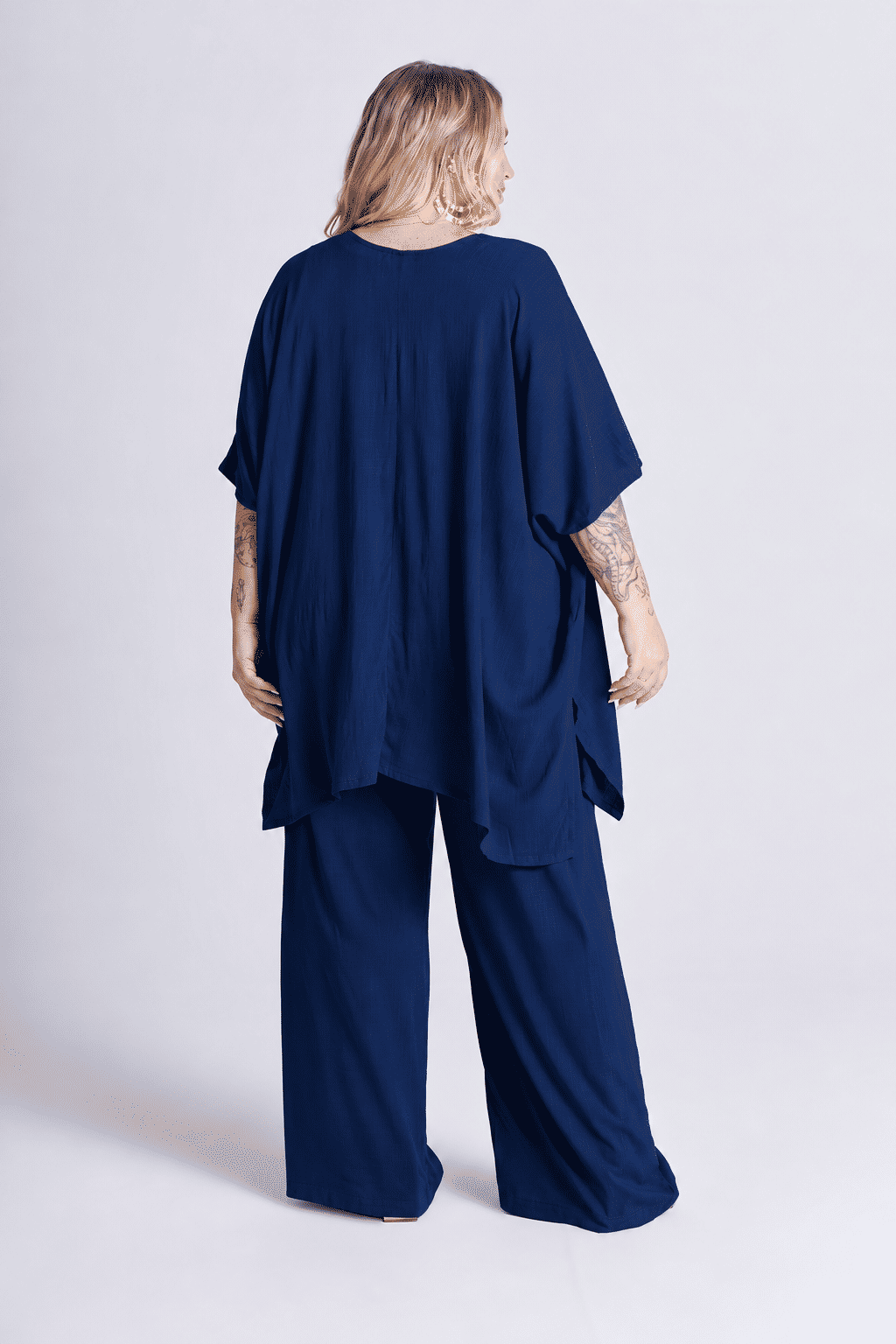 Kimono Eli Azul Marinho Kimono Eli Azul Marinho