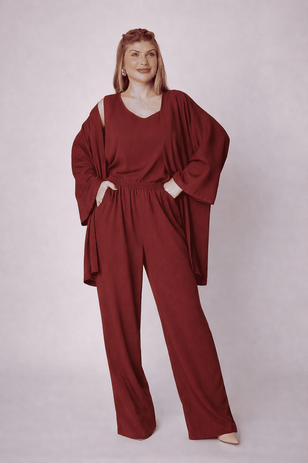 Conjunto Aline Romã - 3 Peças Conjunto Aline Romã - 3 Peças