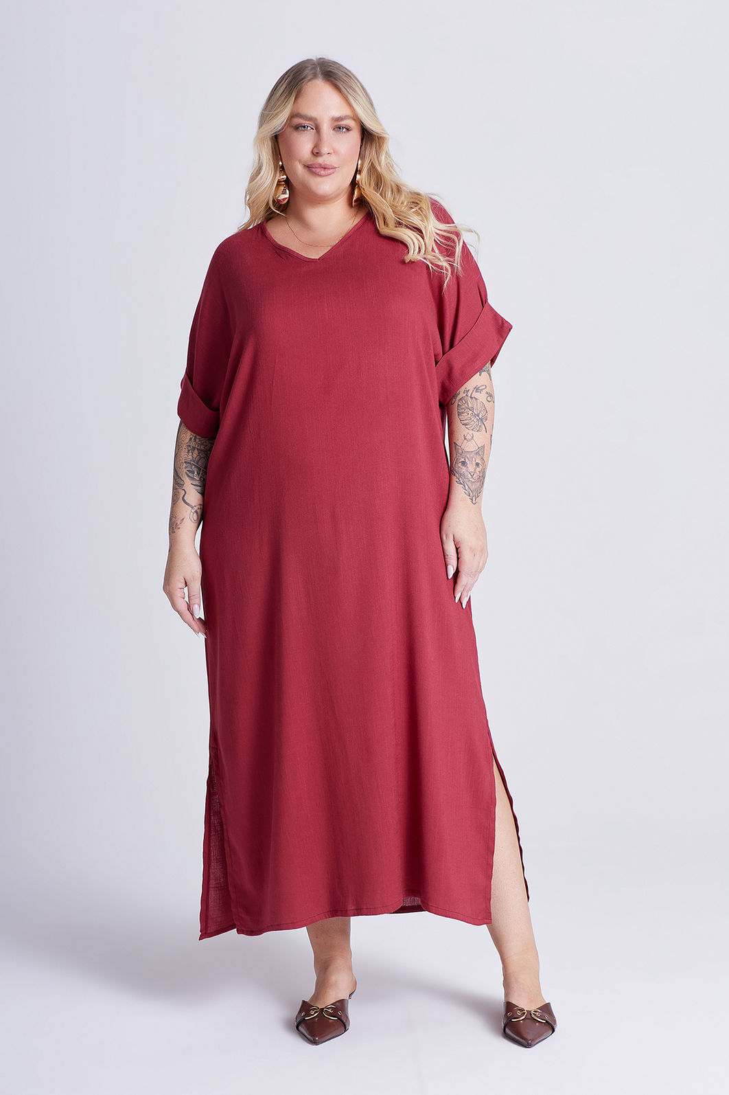Vestido Elen Romã Vestido Elen Romã