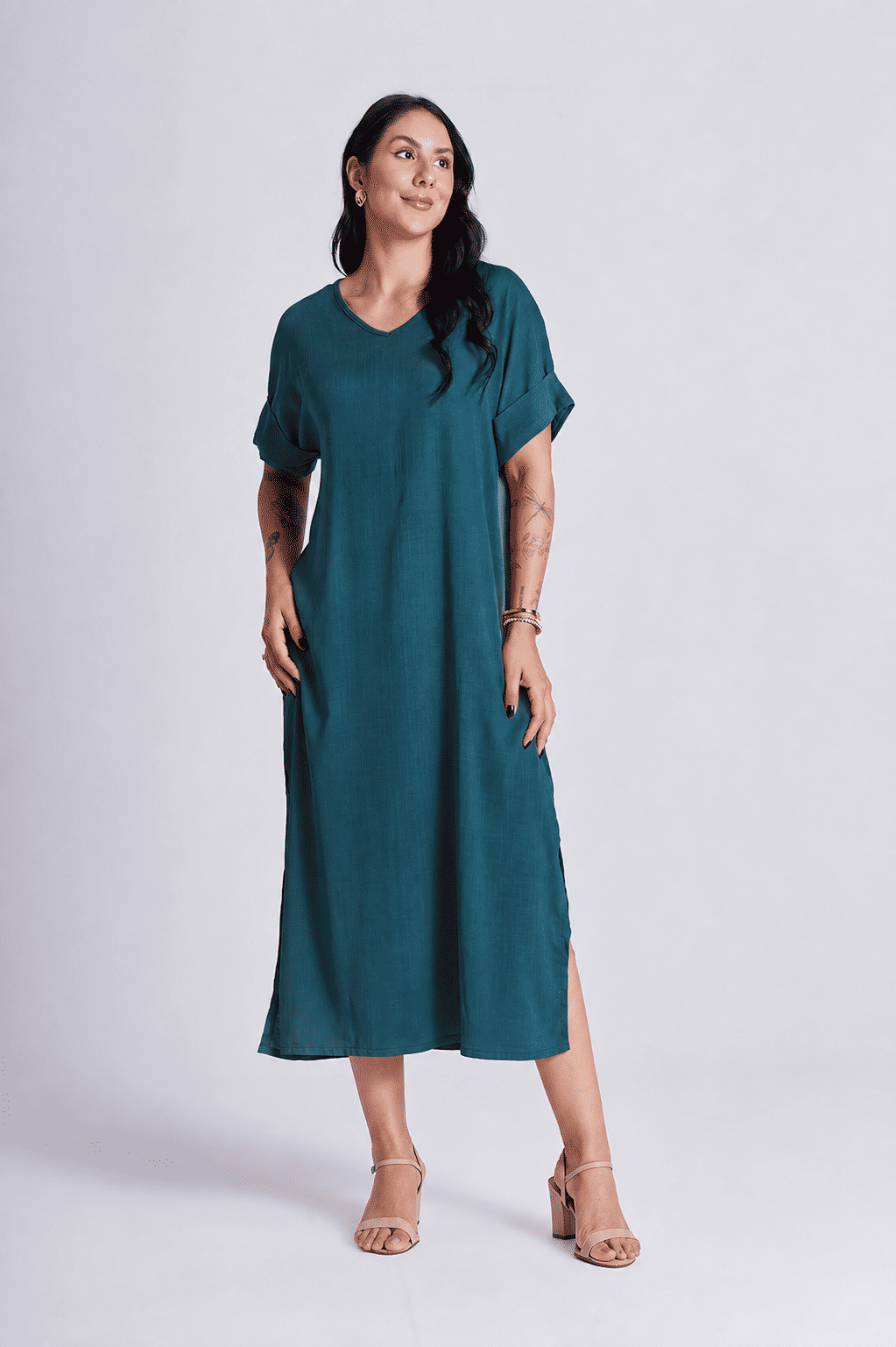 Vestido Elen Mediterrâneo Vestido Elen Mediterrâneo