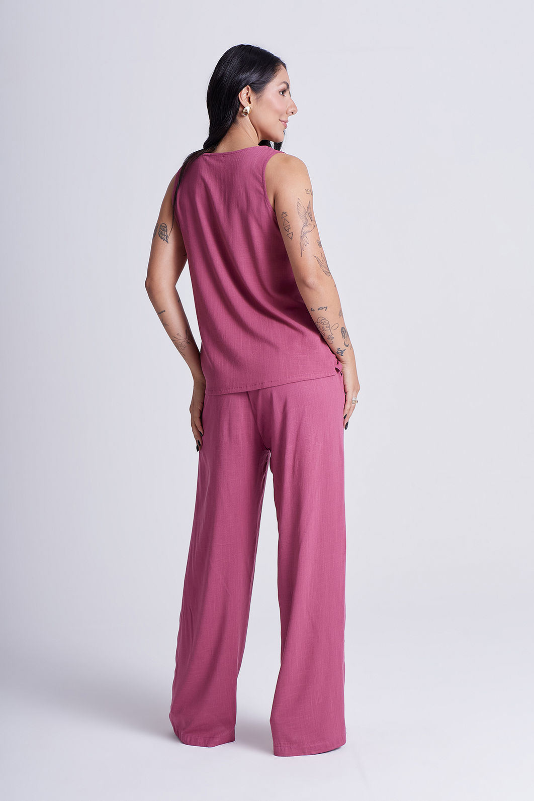 Calça Leonor Framboesa