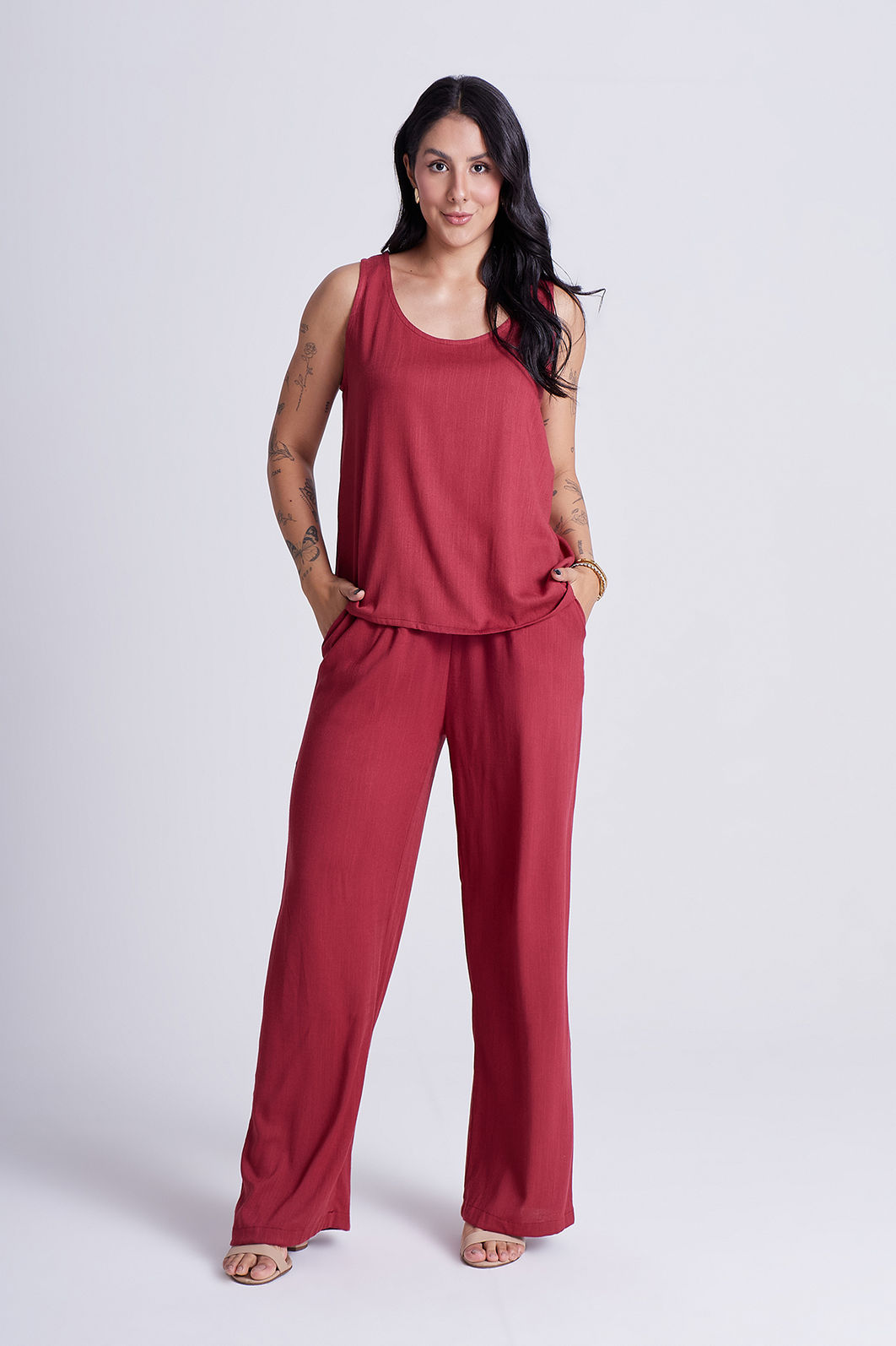 Calça Leonor Romã Calça Leonor Romã