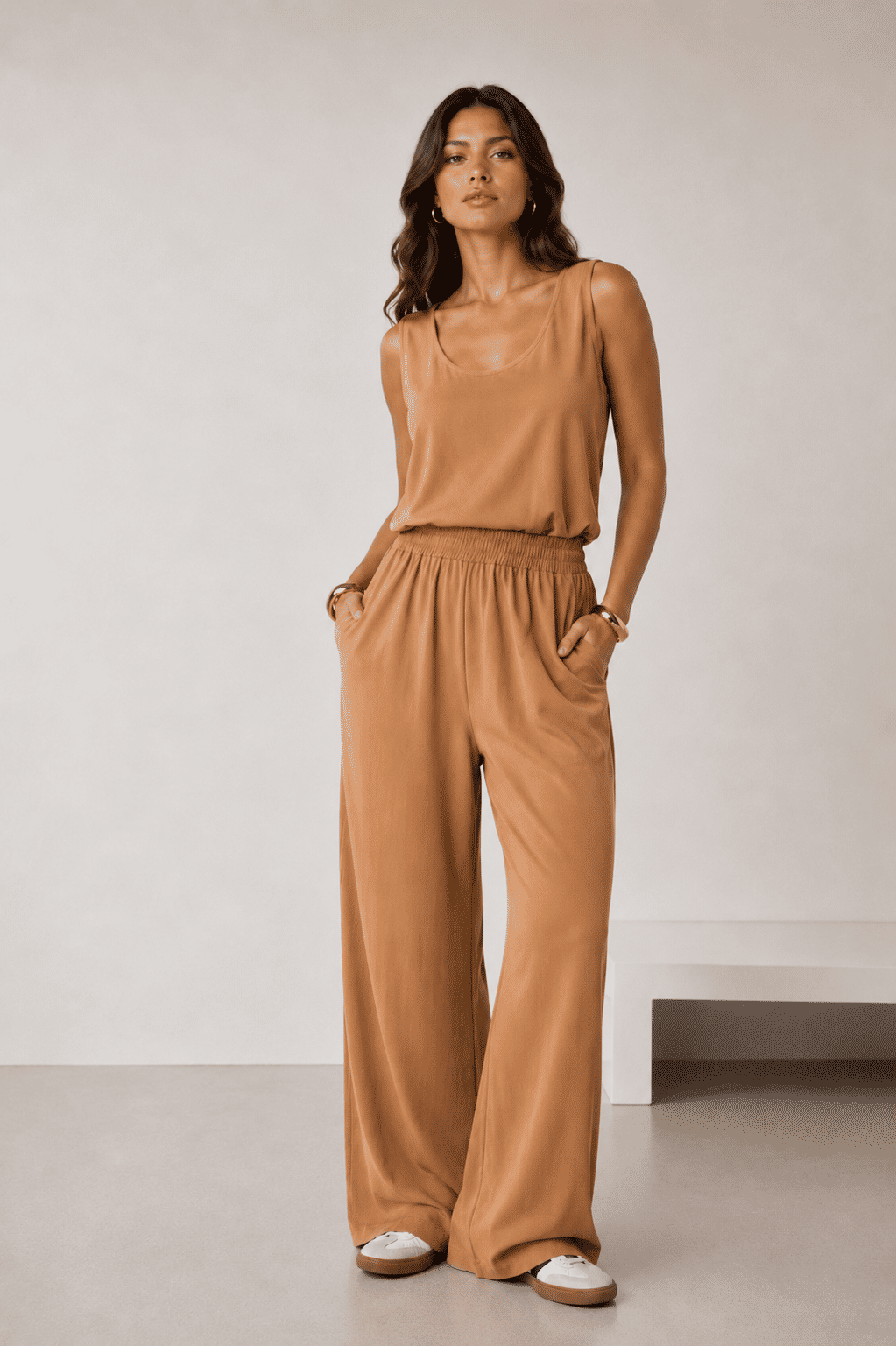 Conjunto Valentina Camel - 2 Peças Conjunto Valentina Camel - 2 Peças