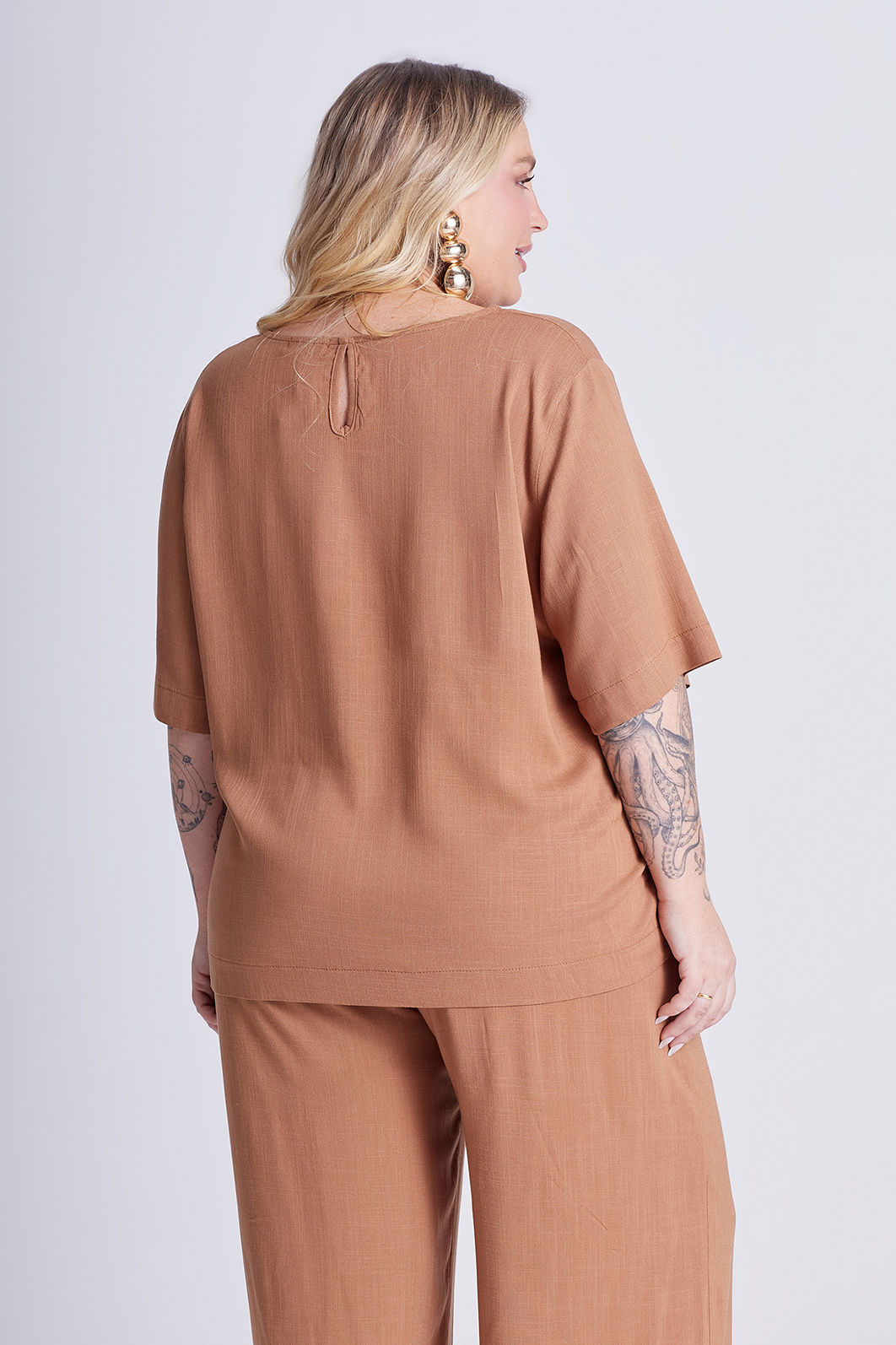 Conjunto Chloe Camel - 2 Peças Conjunto Chloe Camel - 2 Peças